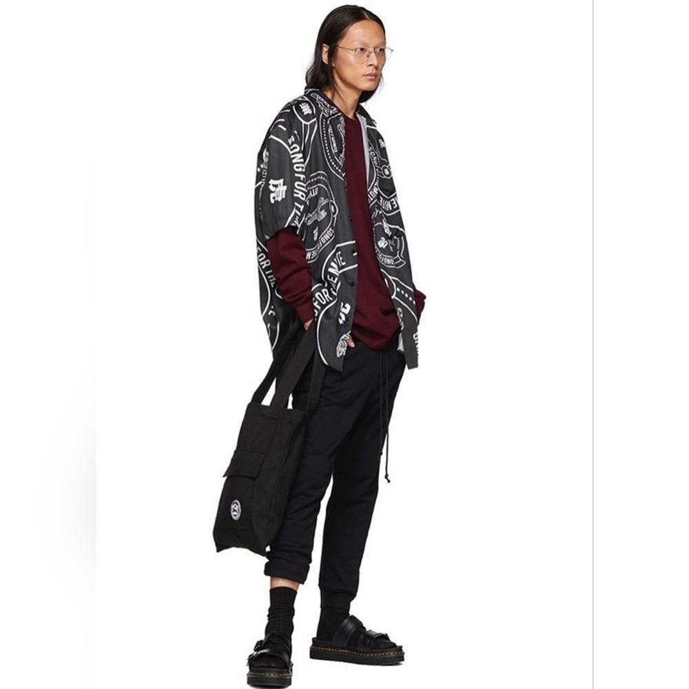 Song for the Mute x Nothing Chris Yee cotton blend tote bag